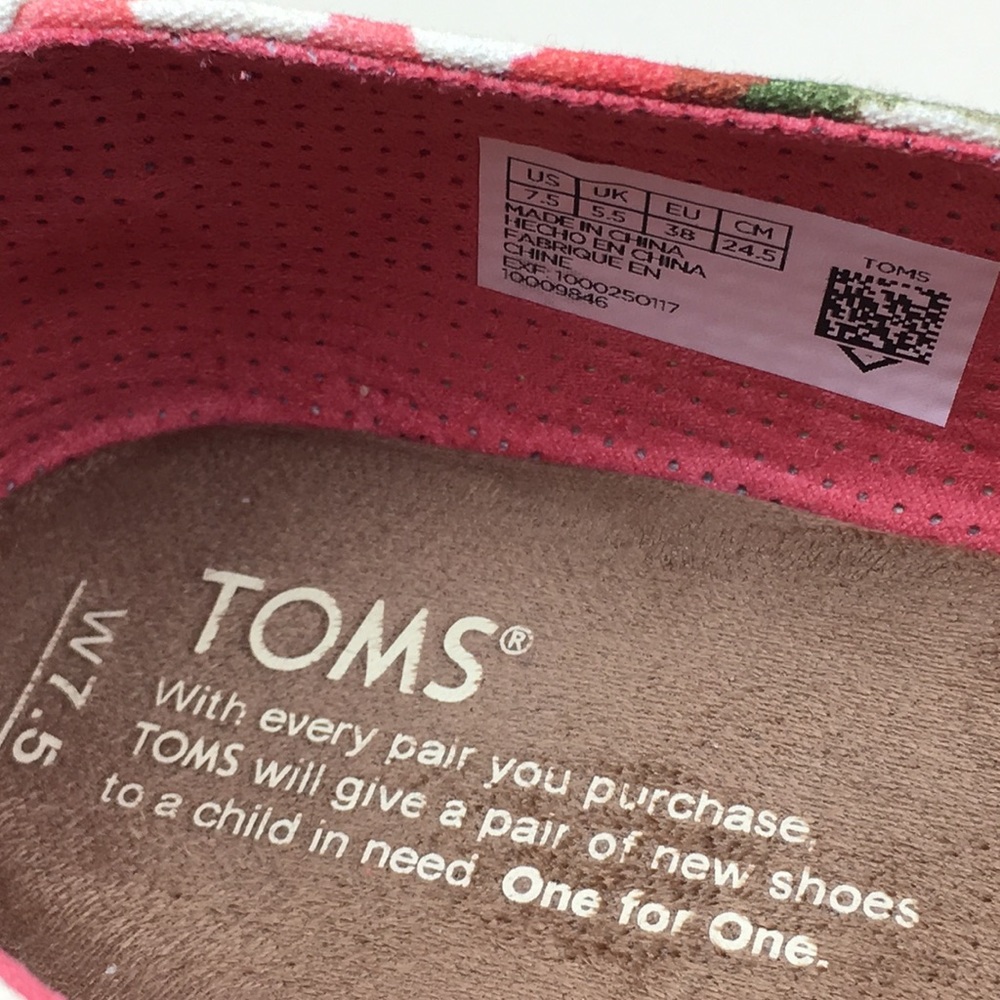 TOMS Alpargata Peep-Toe Shoes - Picture 4 of 8